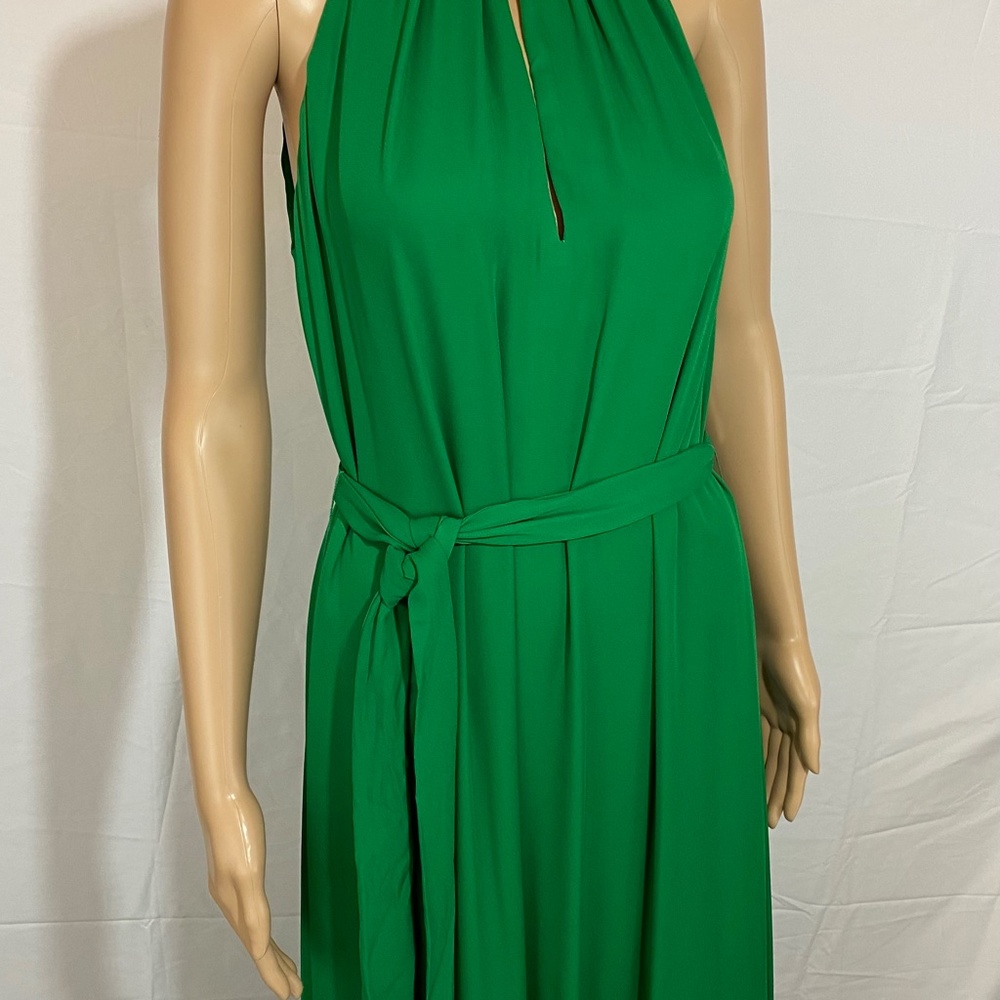 Antonio Melani Size 4 Green Sleeveless Spring Summer Maxi Dress Gown